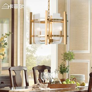 Pendant Lamps Postmodern Living Room Chandelier Creative Simple Light Luxury Dining Lighting American Glass Bedroom