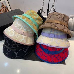 luksurys projektant wiadra czapki wiadra kapelusz letni plaża designer czapki mężczyźni i kobiety moda para kapelusz list liste