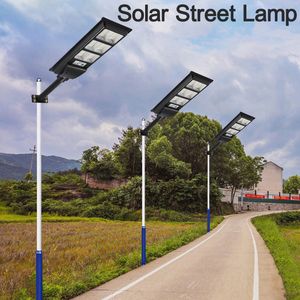 Outdoor Solar Street Light Induzione radar IP65 Telecomando impermeabile Luci di inondazione di sicurezza Dusk-to-Dawn oemled