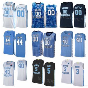 Karolina Północna Tar Heels 5 Marcus Paige Jerseys College Basketball 3 Kennedy Meeks 40 Harrison Barnes 52 James Worthy 44 Tyler Zeller 42 Jerry Stackhouse Stitch NCAA