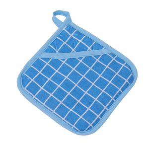Oven Mitts Cotton And Linen Geometric Fabric Plate Bowl Cup Pot Mat Thick Double-layer Anti-scalding Heat Insulation Pad Baking GlovesOven