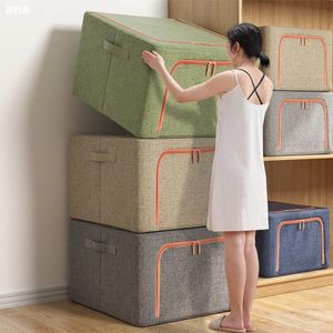 Storage Boxes Bins Foldable Clothes Storage Box Household Underwear Panties With Cover Sundries Container Box Cloth Storage Organizer Soc N9h6 230321