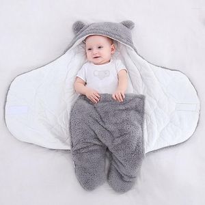 Filtar baby sovsäck ultramjuk fluffig fleece född mottagande filt spädbarn pojkar flickor klädslingande barnkammare wrap swaddle