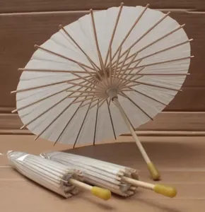 ombrelloni da sposa Ombrelli di carta bianca Ombrello mini artigianale cinese 4 Diametro: 20,30,40,60 cm