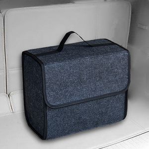 Storage Boxes Bins Car Storage Bag Trunk Organizer Box Felt Cloth Storage Box Auto Cargo Container Bags Multi-Pocket Tidying Bags Car Accessories 230321