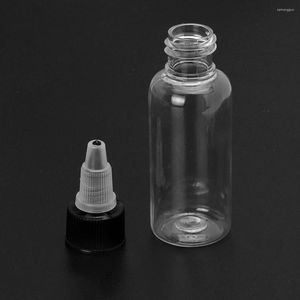 Bottiglie di stoccaggio 10pcs Vuoto 30ML Plastica Liquid Tattoo Bottle Box Case Holder Olio per colla