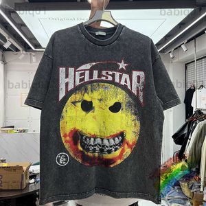 Men's T-Shirts Vintage T-Shirt Men Women Washed Oversized Ghost Skull Tooth Print T Shirt Tops Tee T230321