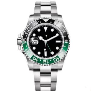 Luxus neue Gents Uhren GMT Uhren 904L Edelstahl Tauchklassiker Schwarz, Blau, Gold und Red Master Mens Uhren Dhgate