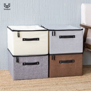 Storage Boxes Bins luluhut nonwoven storage box foldable underwear bra socks container drawer organizer sundries clothes home storage quilt saver 230321