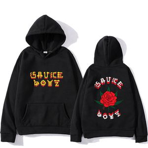 Men's Jackets Eladio Carrion Sauce Boyz Monarca Harajuku Anime Hoodies Kawaii Manga Sweatshirts Casual Cartoon Clothes Menwomen Streetwear 230321