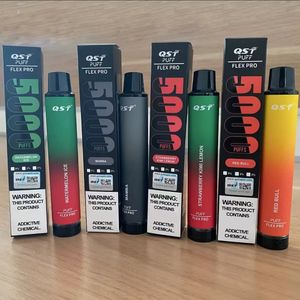 penna vape Novità Puff flex pro 5000 Puffs ricaricabile Sigaretta usa e getta Dispositivo Vape 15 gusti 650mah Batteria 12ml Cartuccia Starter Kit consegna più veloce