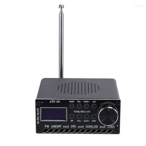 Uppgraderad ATS-20 SI4732 All bandradiomottagare FM AM (MW SW) SSB (LSB USB) med batteriantennhögtalarfodral