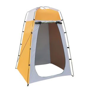 Tents and Shelters Portable Outdoor Waterproof AntiUV Shower Bathing Tent Camping Changing Fitting Room Summer Beach Privacy Toilet Shelter Tent 230320