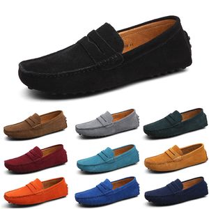 mężczyźni swobodne buty Espadrilles Triple czarne granatowe wino czerwone taupe niebo niebieskie bordowe trampki męskie jogging spacerujący trzynaście