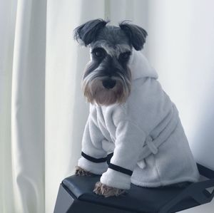 Dog Apparel Supplies Roupas de estimação Roupa de banho grossa Pijama de pijamas de cachorro gato jarre aero touro schnauzer teddy outono e inverno