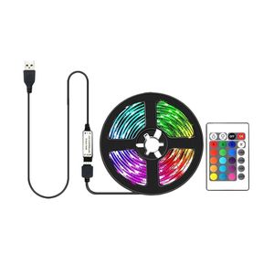 Strips Led Lights With Non-Waterproof Rgb Remote Control USB Tv Background Light 5V Color Changing Atmosphere LightLED StripsLED