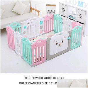 Bed Rails Indoor Baby Playground Playpen For Children Ball Pit Edible Pp Pool Kids Fence Play Yard 210831 Drop Delivery Maternity Sa Dhlxp