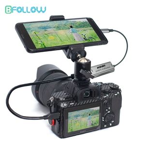 Other Electronics BFOLLOW Android Phone Tablet as Camera Monitor Camcorder Adapter for Vlog Youtuber Filmmaker DSLR Video Capture Card 230320