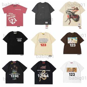 Męskie koszulki żaba Drif Najlepsza jakość streetwear starych retro RRR123 Snake Dove Graphics Oversized Loose T-shirt T-shirt dla mężczyzn odzież T230321