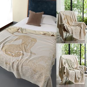 Luxury Skin-friendly Cotton Cashmere Cover Blankets Leisure Sofa Baby Velvet Throw Blanket Home Bed Tail Blanket