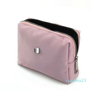 Ll Outdoor Bags Small Things Pouch Bag Gym Make -up Mini Pochette Bllack Zipper Fanny Pack Portes Zipper 21