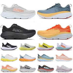 Hoka One One Clifton 8 Running Shoes Women Men Athletic Shoe stötdämpande vägmodemän Kvinnor Sneakers Highway Climbing 2022 Nya färger är på i3lm#