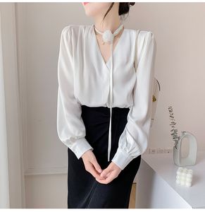 Женская блузская блузя блузя с длинным рукавом Ol Halter Neck 3D Flatched Plus Plus Size Sruth Sml