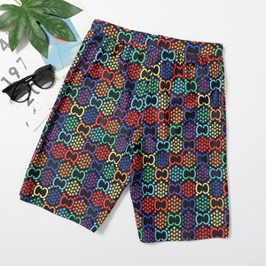 Shorts masculinos moda de rua solta desgaste de verão masculino calça clássica de letra clássica de impressão m-3xl