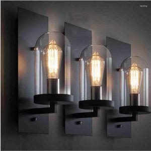 Lampa ścienna retro loft w stylu przemysłowy edison vintage światło antyczne żelazne sconce lamparas de pared