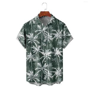 Camisas casuais masculinas 2023 Pintura impressa 3d Pintura floral camisa havaiana masculina Mulheres recusar colarinho vintage rua solta