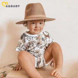Set di abbigliamento mababy 6M3Y Toddler Infant Kid Baby Boy Set di vestiti Stampa animalier Maglietta a maniche corte Top Pantaloncini Abiti estivi Abbigliamento Z0321