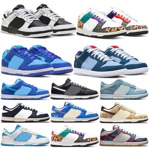 SB Low 2023 Lows Running Shoes Dunked Reverse Panda Blue Raspberry White Paisley Patchwork Reserve UNC Cheetah Jackie Robinson Men Women Trainers