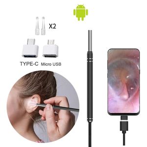 Ear Care Supply Smart Cleaner Endoscope Spoon Camera Picker Cleaning Wax Removal Visual pick Wifi Mouth Nose Otoscope Support Android 230322