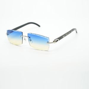 Buffs cool sunglasses 3524031 with natural black textured buffalo horn legs and 57 mm cut lens