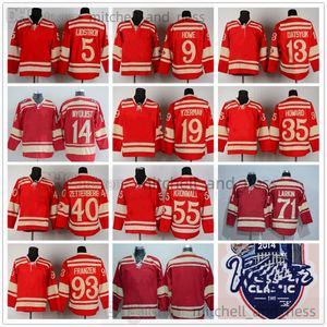 5 Nicklas Lidstrom 2014 Winter Classic Maglie da hockey Movie 9 Gordie Howe 13 Pavel Datsyuk 14 Gustav Nyquisi 19 Steve Yzerman 35 Jimmy Howard 93 Johan Franzen Jersey