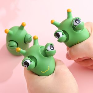 Fidget Toys Burst Squeeze leksak Green Eye Caterpillar Pinch leksaker Vuxna Barn Stress Relief Squishy Decompression Toy FD2FD2