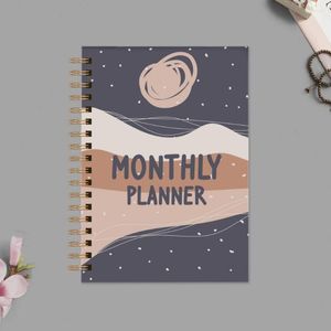 Durevole facile da trasportare da caricamento del mese di nota etichetta indice per bambini planner settimanale portatile a5 scrittura a spirale