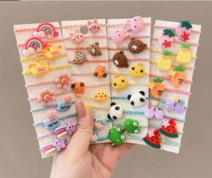 Collectable Flower Bow Baby Girl Headband Elastic Hair Bands Kids Ponytail Hair Tie Rubber Bands For Weaving Fashion Hair Accessories