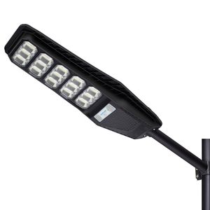 Lampioni stradali solari da esterno, lampade LED dal crepuscolo all'alba da 100W 200W 300W ad alta luminosità, con telecomando, impermeabile IP65 per parcheggio, cortile Now Crestech