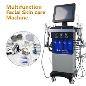 Heißverkauf 14 in 1 Wasserschalen -Mikrodermabrasion Tiefe Reinigung HF Facelifting Haut Straffing Spa Beauty Machine