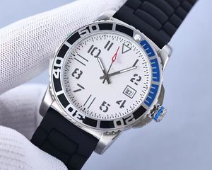 Tauch-Herrenuhr, 41 mm, importiertes mechanisches Uhrwerk, 316L-Präzisionsstahlgehäuse, Gummiband, tief wasserdicht. Herausforderung für Herren, Luxus und High-End