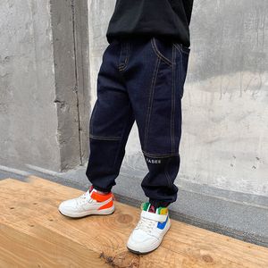 Jeans Black Jeans For Boys Spring/Autumn Korean Version Fashion Children's Leisure Denim Pants Kids Cowboy Long Trousers 230322