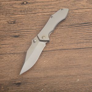 G3510 Pocket Folding Knife 8Cr18Mov Satin Drop Point Blade Stainless Steel Handle Outdoor EDC Pocket Folder Knives 2Pcs/Lot