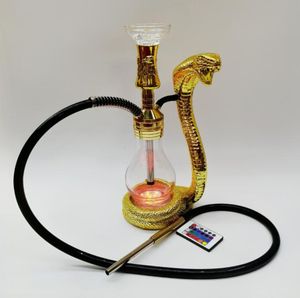 hookahs Arab Acrylic Hookah Set with Chicha Bowl Water Pipe Glass Bong Narguile Arabian shisha Cobra Creative Shisha 2 Styles