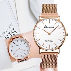 Armbandsur lyxnummer ringer magnetiska armband klockor kvinnor rose guld rostfritt stål bälte klänning kvarts titta på relogio feminowristwatch