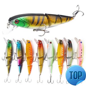 1 шт. Minnow Fishing Lure 115 мм 15G Многообогащенные секции.