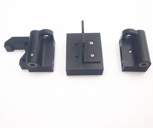 Yazıcı Malzemeleri Funssor Siyah Renk Prusa I3 MK2 MK3 Yükseltme Alüminyum X Motor/X Hediye Kiti Metal X Axis Taşıma Ekstrüder Kiti