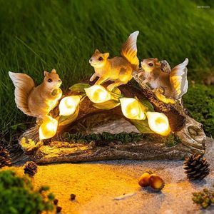 ソーラーガーデンライト駆動装飾ランプランプリスの置物パティオヤード芝生の装飾のための防水ランドスケープ照明