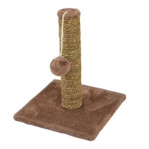 Hundebekleidung Haustier Katze Klettergerüst Spielzeug Hochwertiger Plüschstoff Premium Sisal Dicke Spanplatte Bold Grasseil Säule