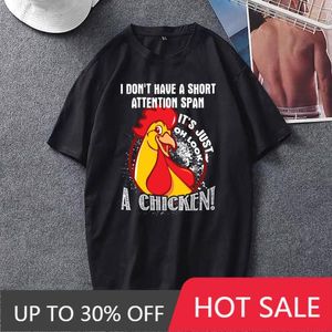 Męskie koszule Oh Look a Chicken Shirt Mens wysoki 2023 mody Tops Tees